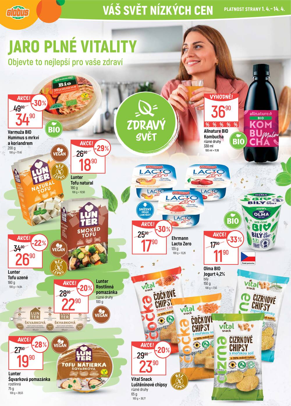 Leták Globus - Akční leták Globus 1.4. - 7.4.2026 - Globus České Budějovice - strana 2