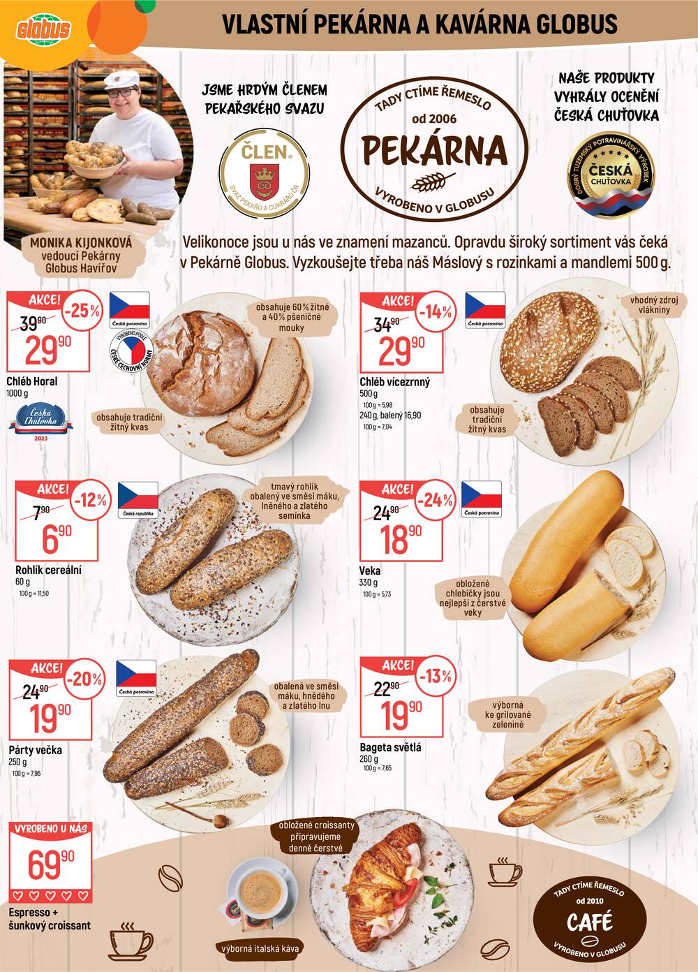 Akční leták Globus 1.4. - 7.4.2026 - Globus Havířov