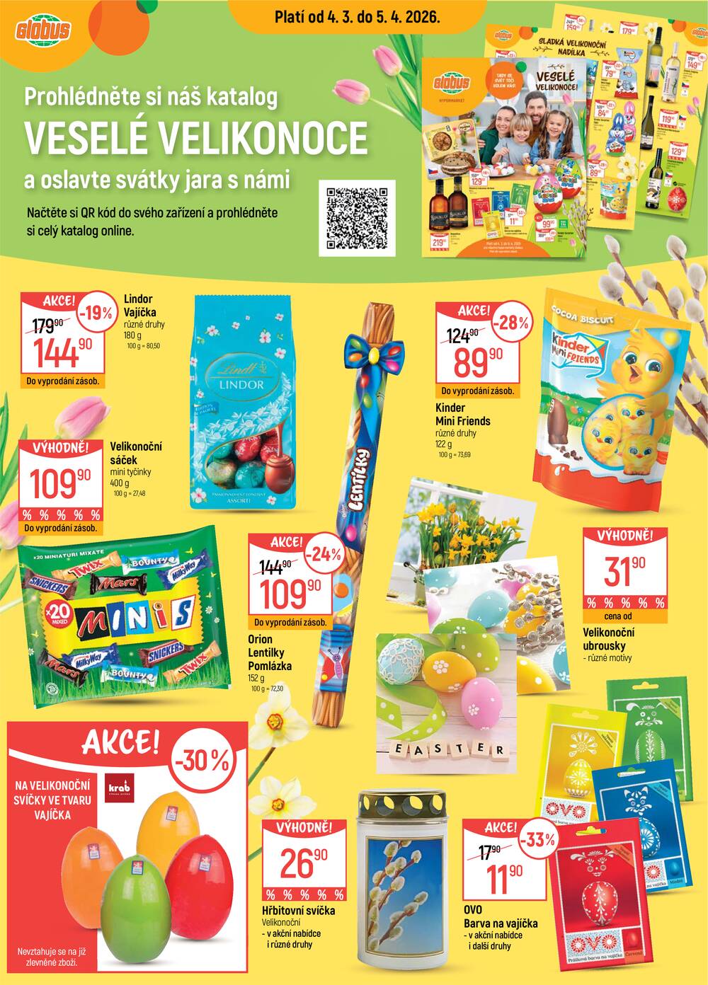 Akční leták Globus 1.4. - 7.4.2026 - Globus Jenišov u Karlových Varů