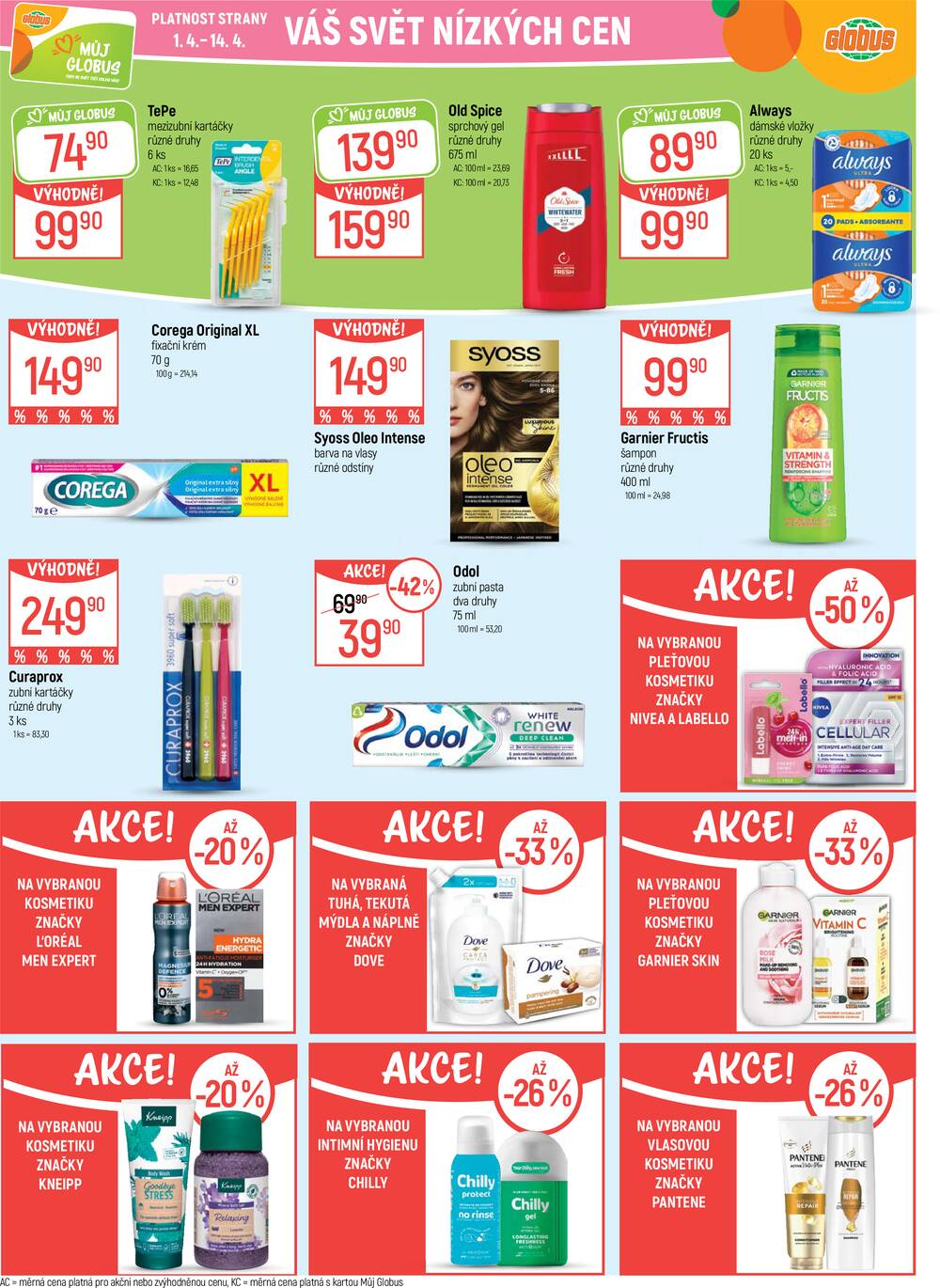 Akční leták Globus 1.4. - 7.4.2026 - Globus Opava