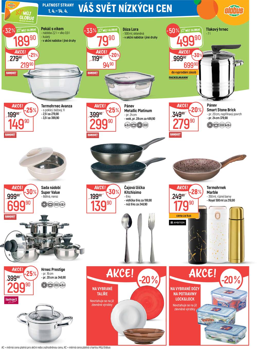 Akční leták Globus 1.4. - 7.4.2026 - Globus Opava