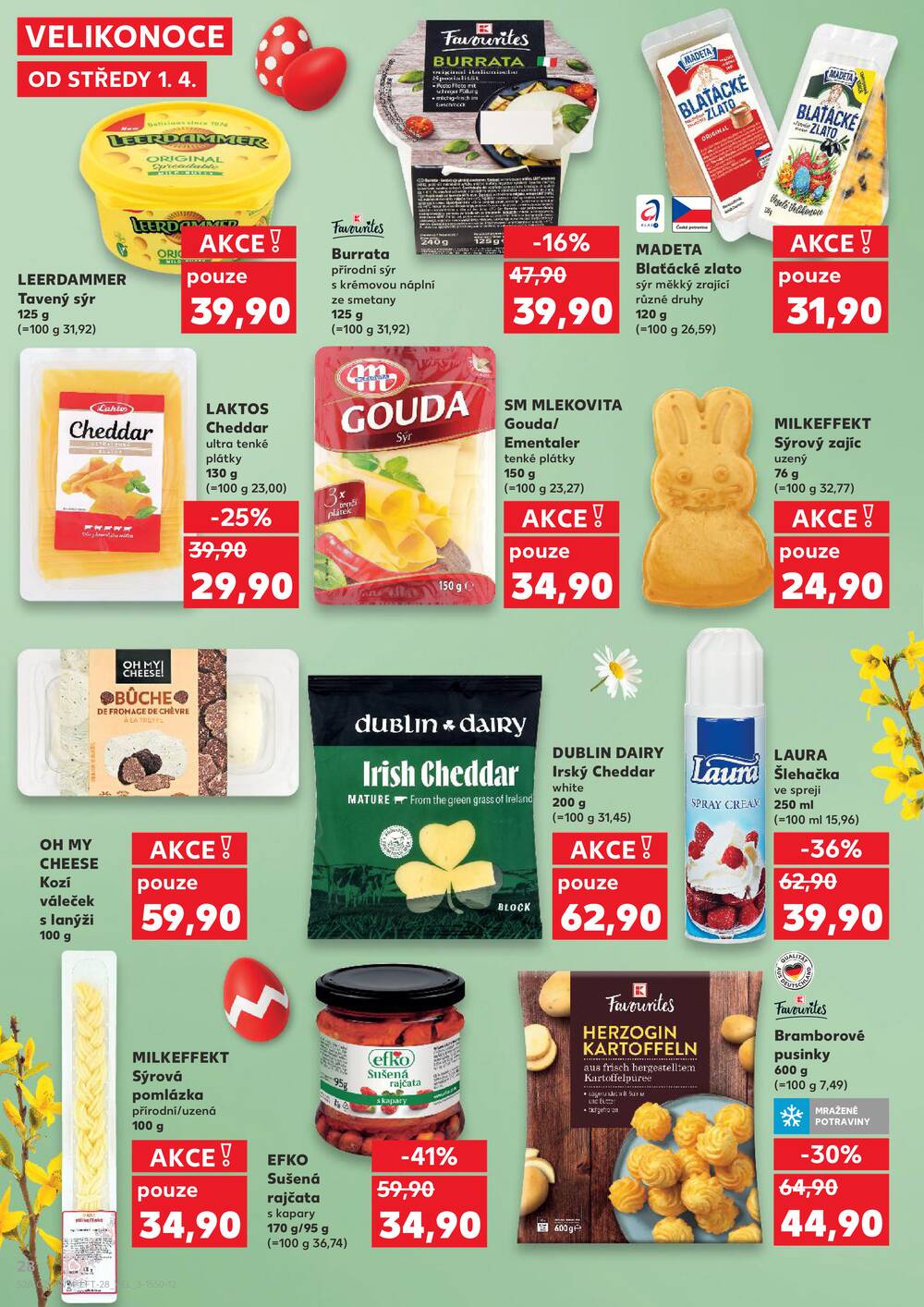 Leták Kaufland - Kaufland 1.4. - 7.4. - Kaufland - Náchod - strana 28