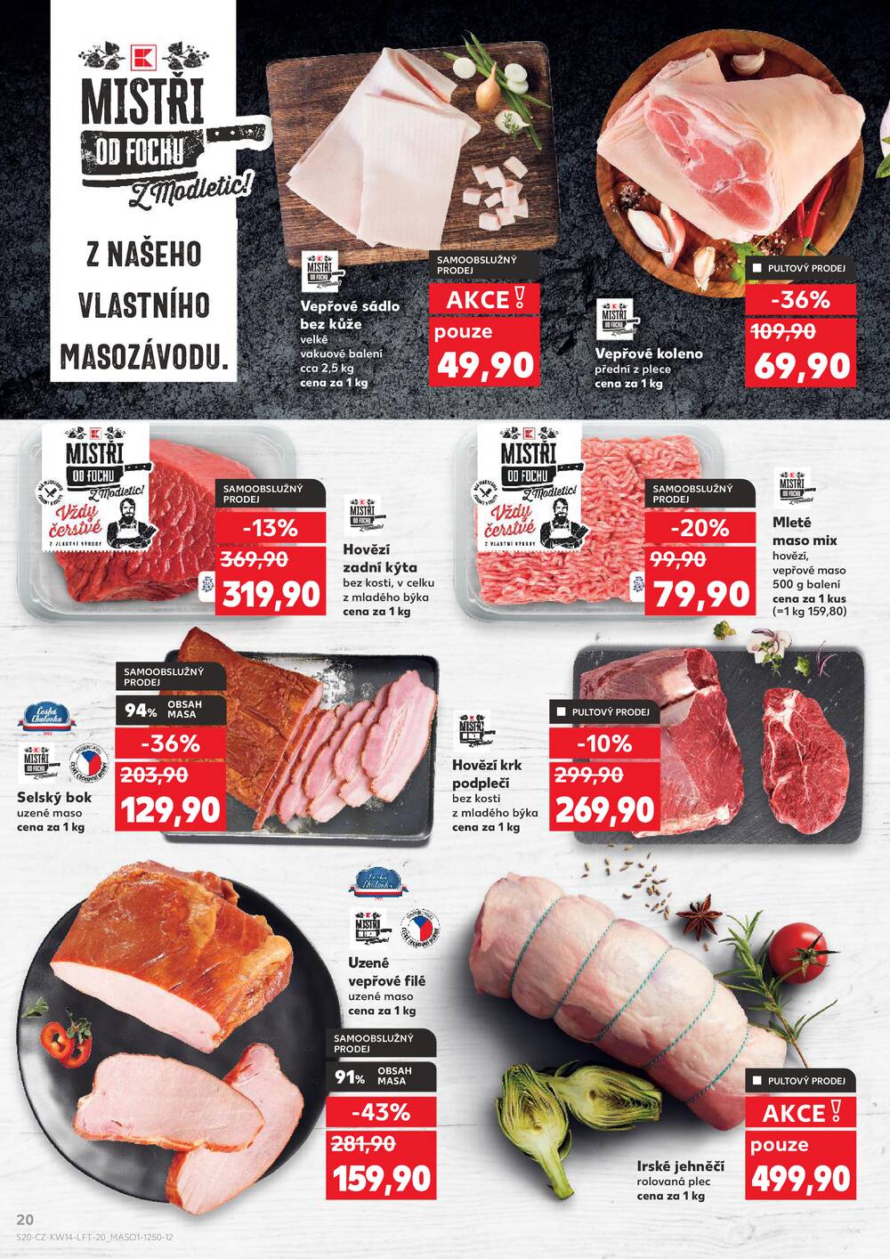 Leták Kaufland - Kaufland 1.4. - 7.4. - Kaufland - Teplice (Čs. Dobrovolců) - strana 20
