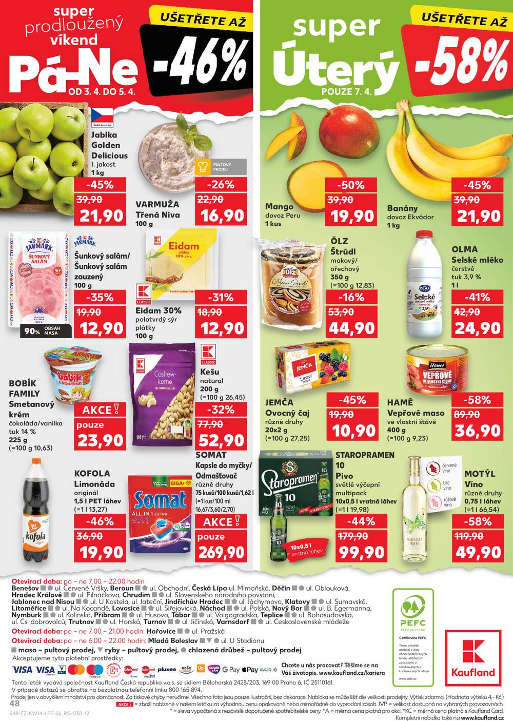 Kaufland 1.4. - 7.4. - Kaufland - Teplice (Čs. Dobrovolců)