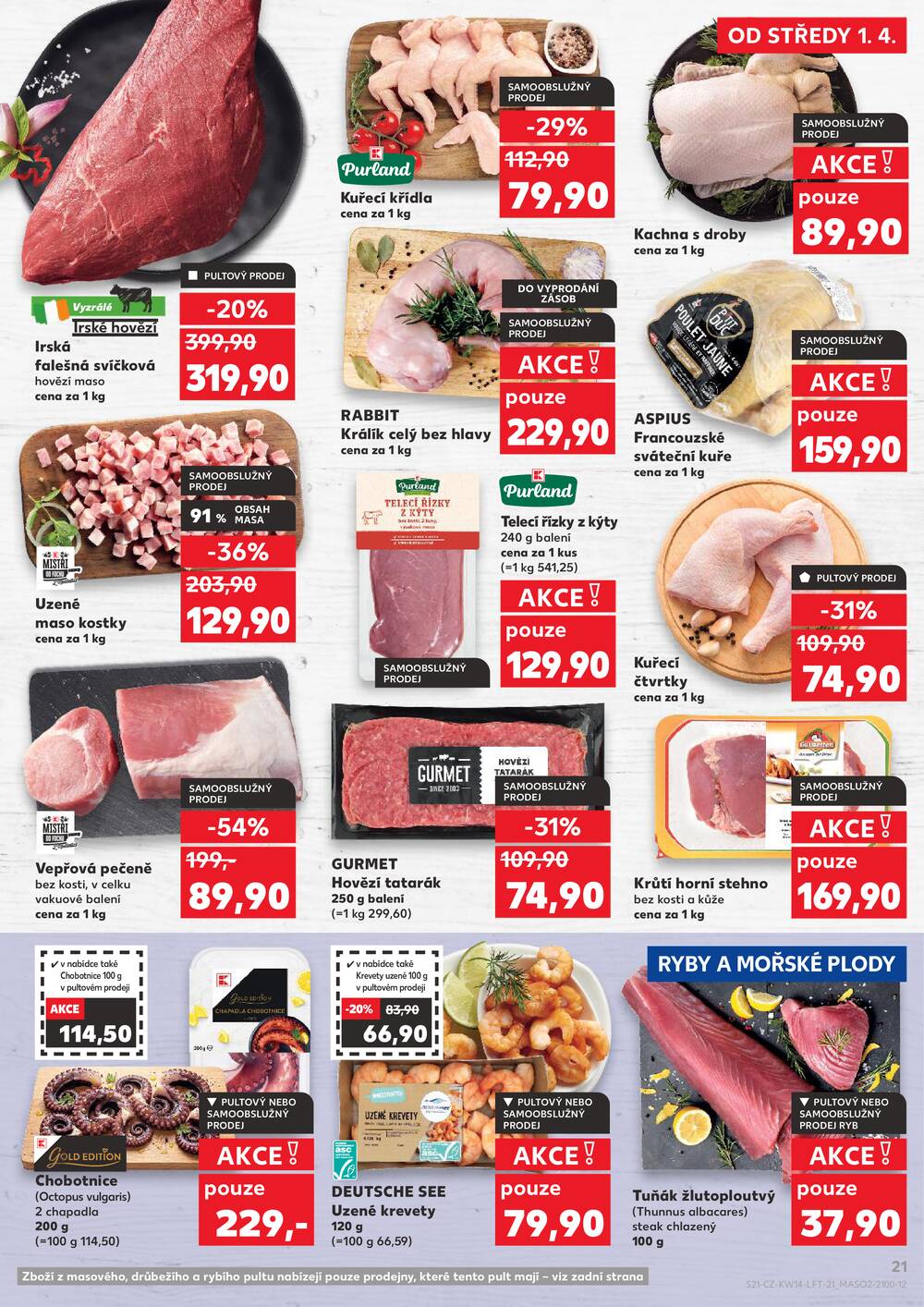 Kaufland 1.4. - 7.4. - Kaufland - Chomutov - Otvice