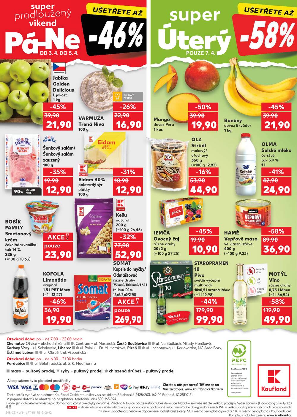 Kaufland 1.4. - 7.4. - Kaufland - Chomutov - Otvice