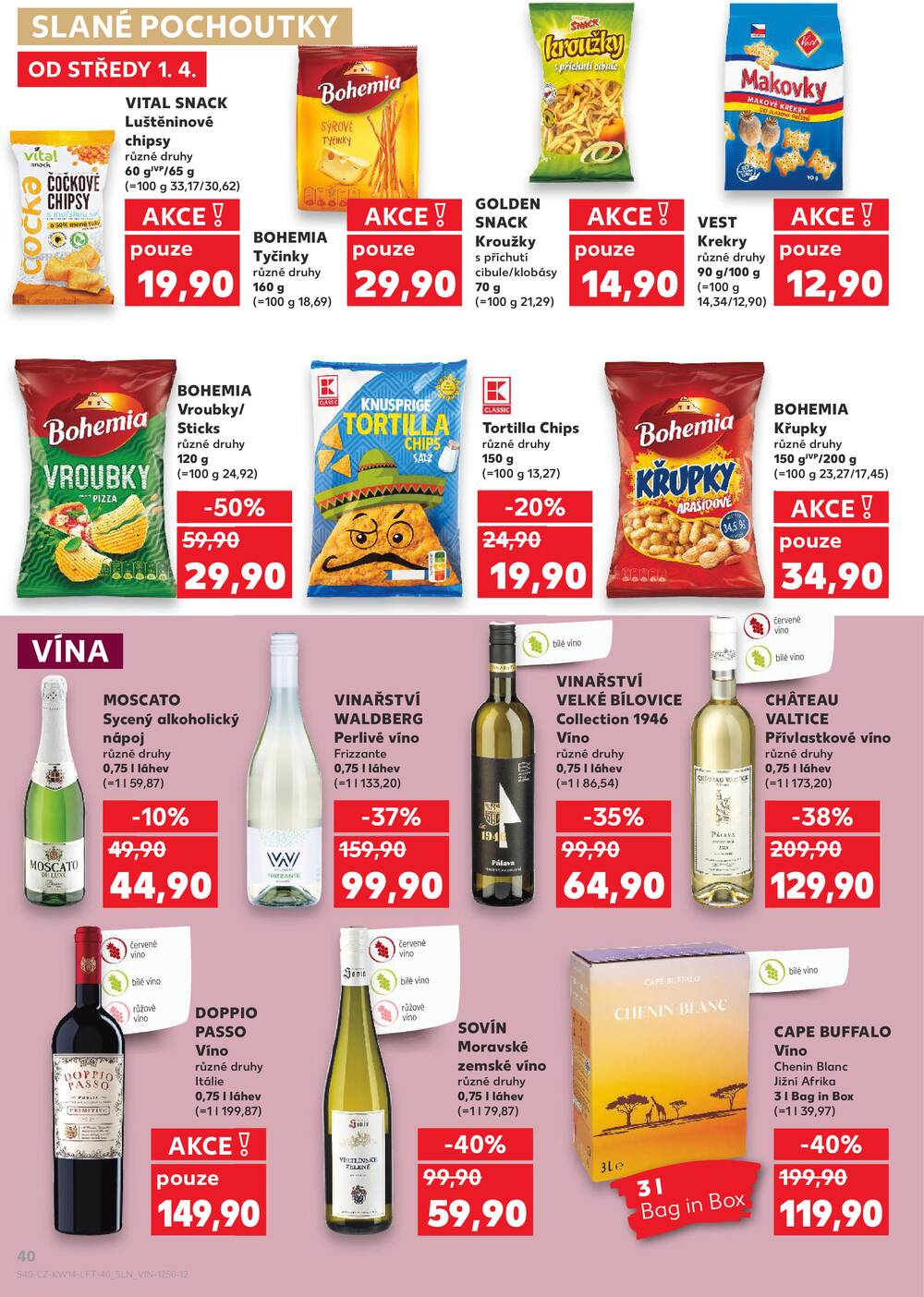 Leták Kaufland - Kaufland 1.4. - 7.4. - Kaufland - Ostrava - Poruba - strana 40 Leták Kaufland - Kaufland 1.4. - 7.4. - Kaufland - Ostrava - Poruba - strana 40