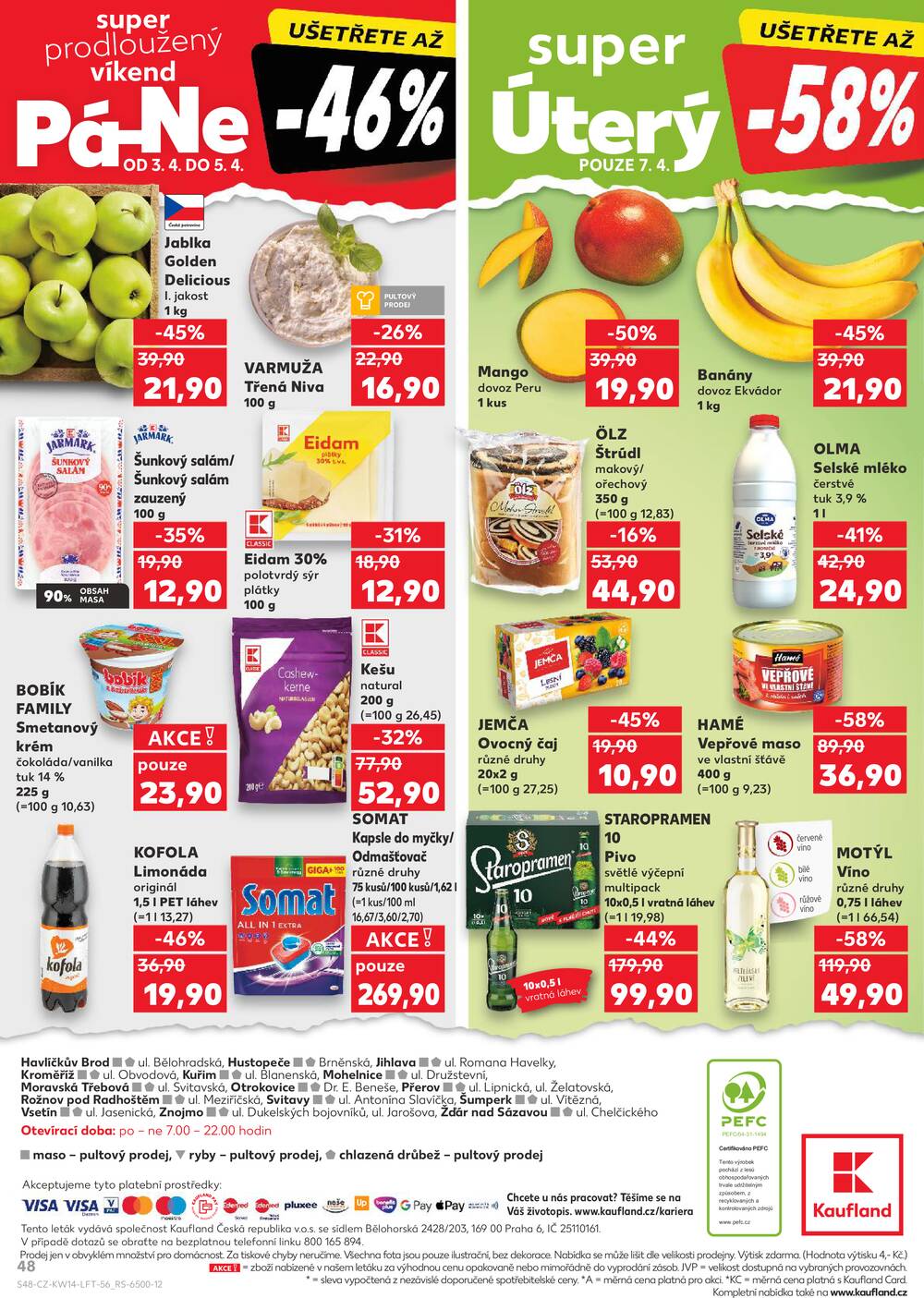 Kaufland 1.4. - 7.4. - Kaufland - Žďár nad Sázavou