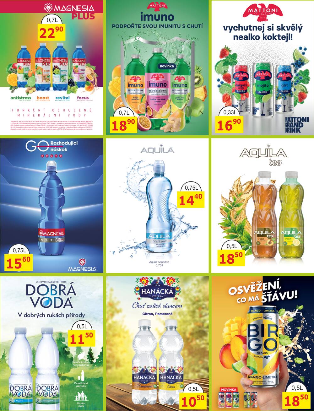 BENE Nápoje od 1.4. do 30.4.2026