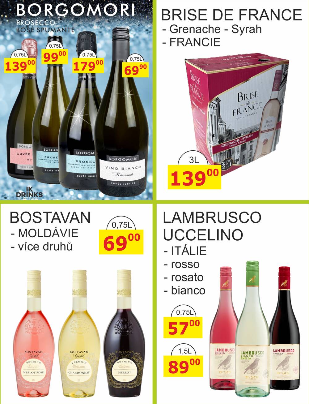 BENE Nápoje od 1.4. do 30.4.2026