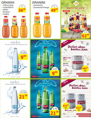 BENE Nápoje od 1.4. do 30.4.2026