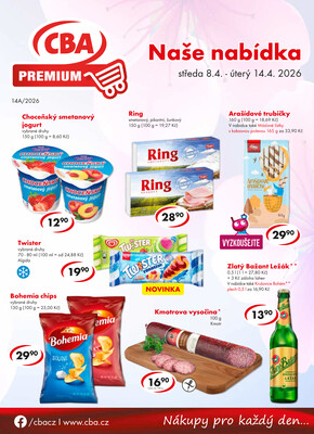 CBA Premium od 8.4. do 14.4.2026