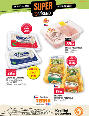 Terno Víkendová akce od 10.4. do 14.4.2026