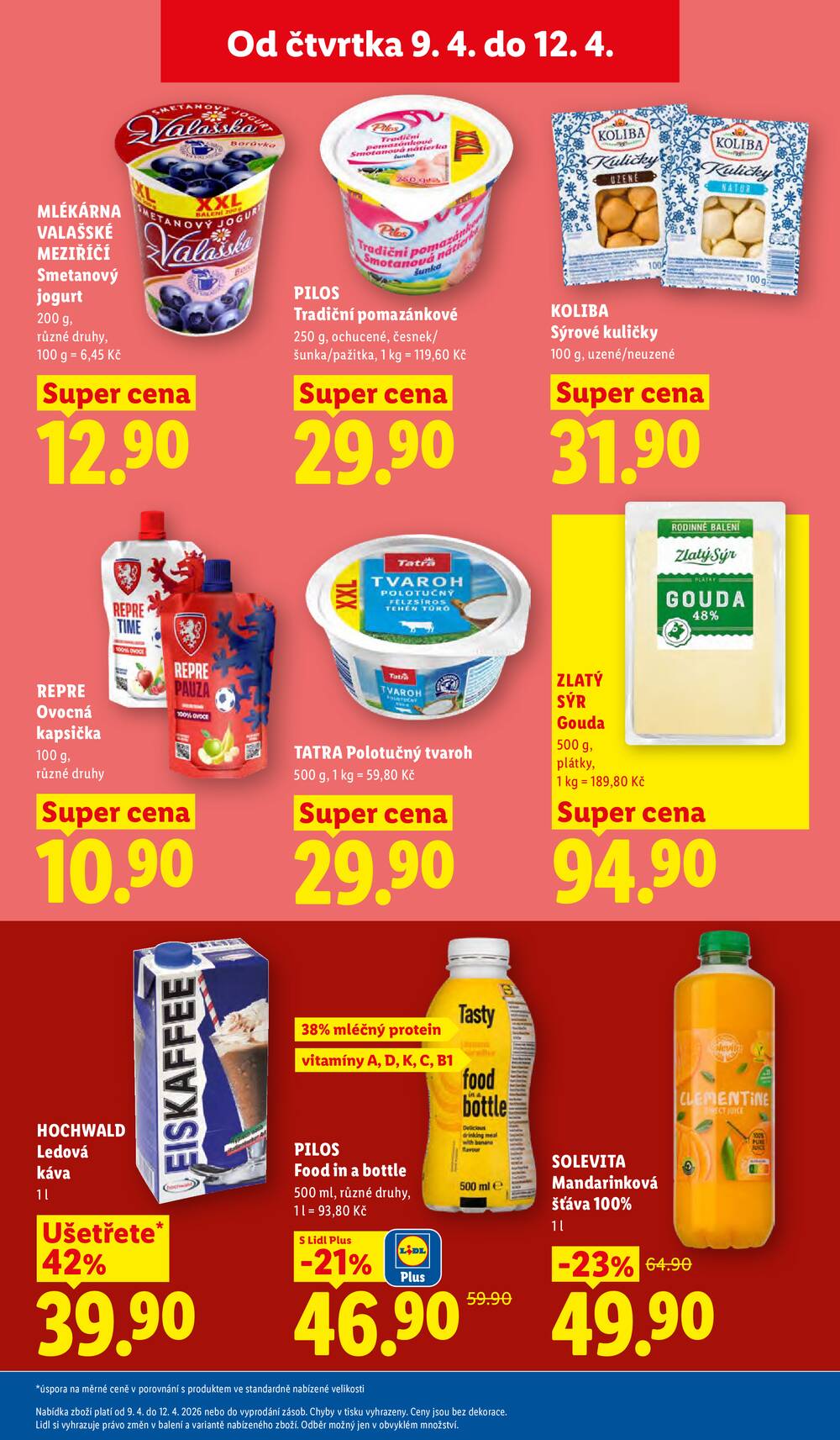 Lidl Čtvrtek od 9.4. do 12.4.2026