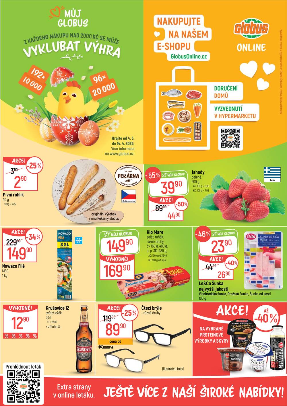Leták Globus - Akční leták Globus 8.4. - 14.4.2026 - Globus Praha - Čakovice - strana 2