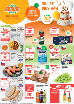 leták Globus