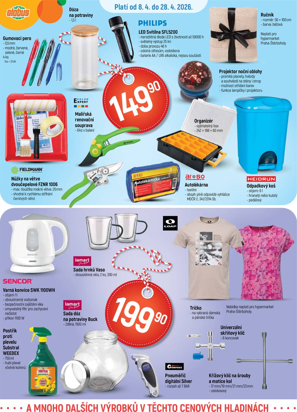 Akční leták Globus 8.4. - 14.4.2026 - Globus Chotíkov u Plzně