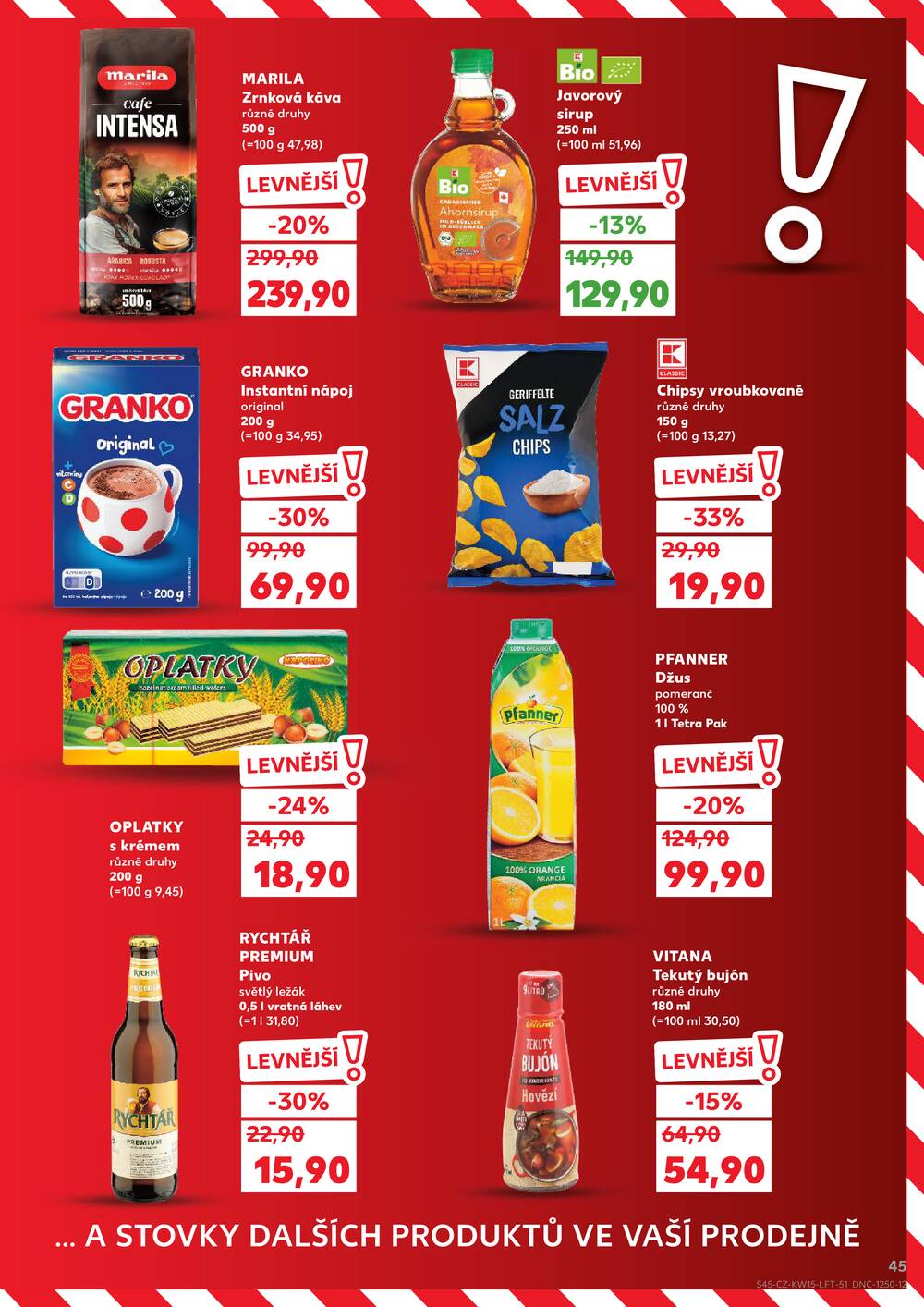 Leták Kaufland - Kaufland 8.4. - 14.4. - Kaufland Praha Čestlice - strana 45