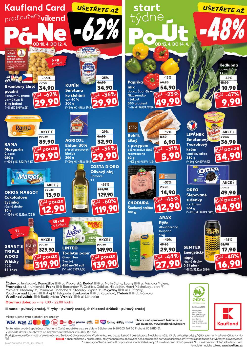 Leták Kaufland - Kaufland 8.4. - 14.4. - Kaufland Praha Čestlice - strana 46