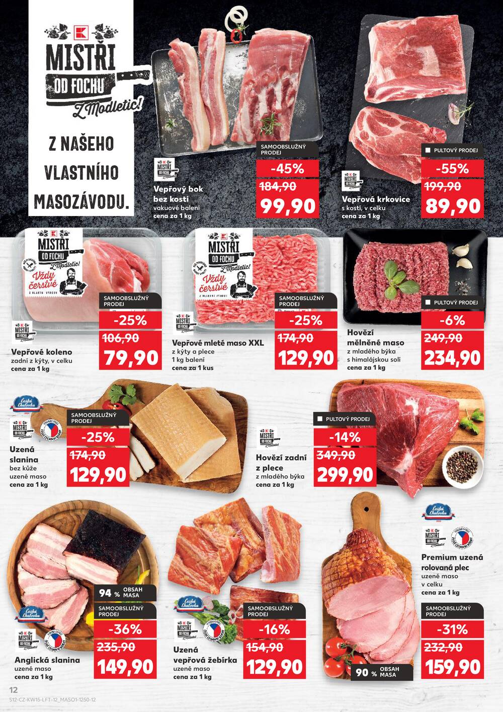 Leták Kaufland - Kaufland 8.4. - 14.4. - Kaufland - Teplice (Čs. Dobrovolců) - strana 12