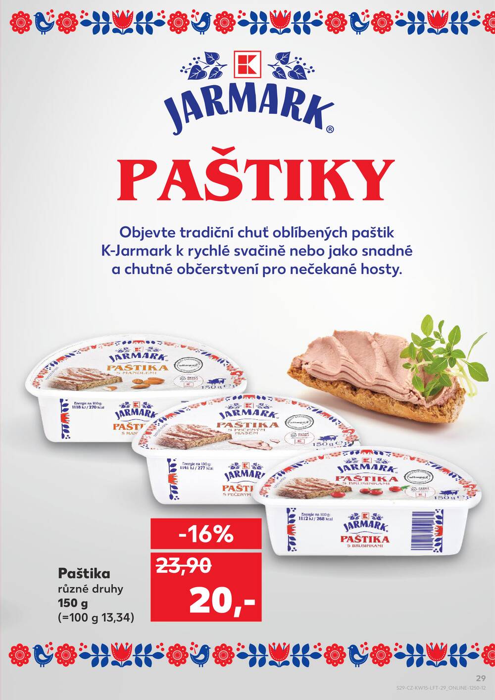 Leták Kaufland - Kaufland 8.4. - 14.4. - Kaufland - Jaroměř - strana 29