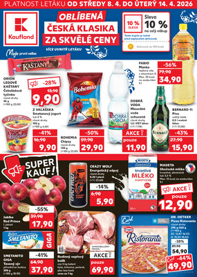 Leták Kaufland 8.4. - 14.4. - Kaufland - Zábřeh na Moravě