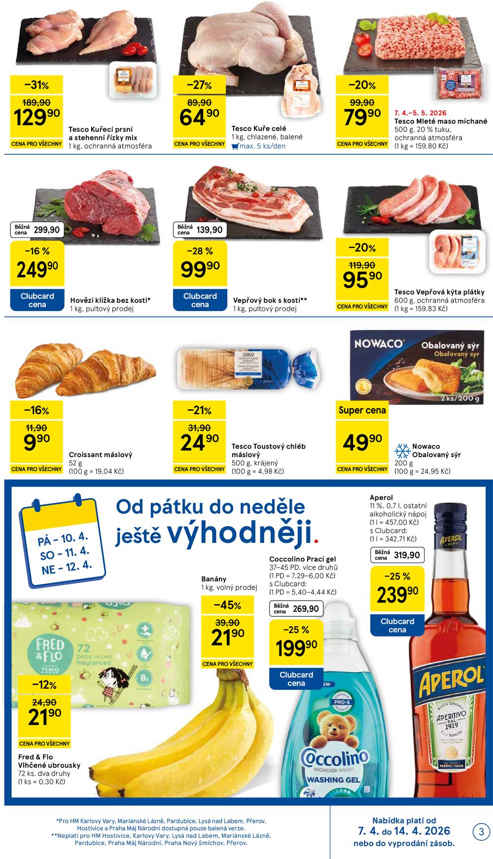 Tesco malé hypermarkety od 7.4. do 14.4.2026