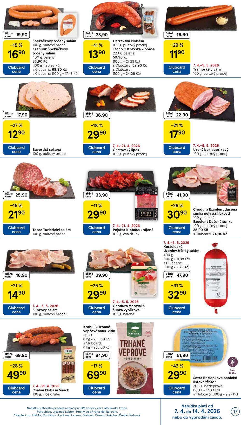 Tesco malé hypermarkety od 7.4. do 14.4.2026