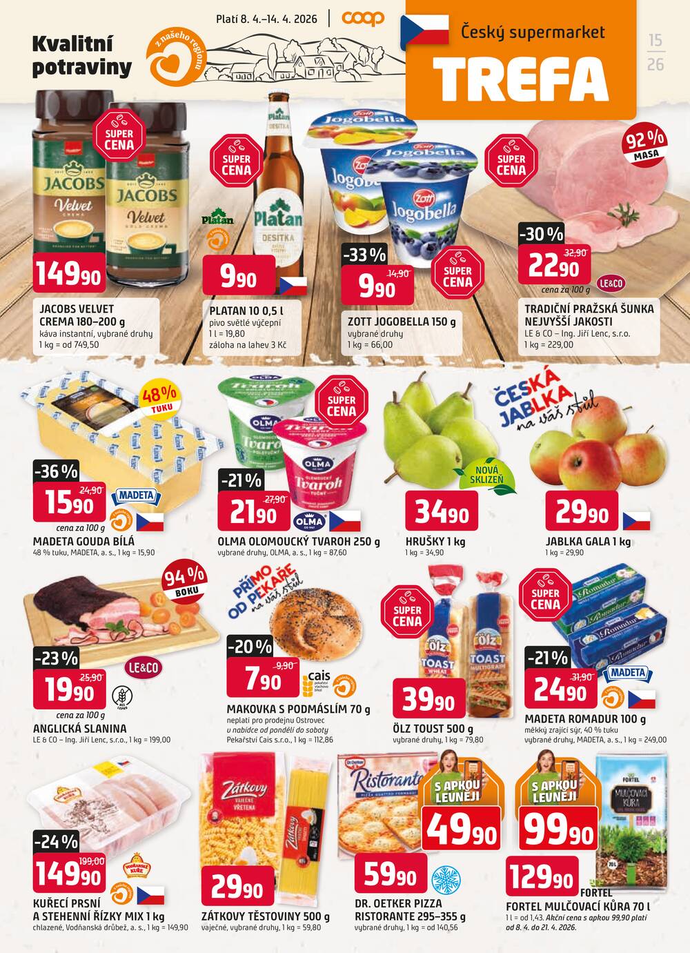 Trefa od 8.4. do 14.4.2026