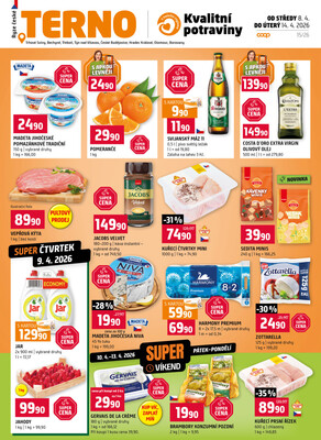 Terno České Budějovice, Trhové Sviny, Bechyně, Borovany, Třeboň, Týn nad Vltavou, Olomouc, Hradec Králové 8.4. - 14.8.