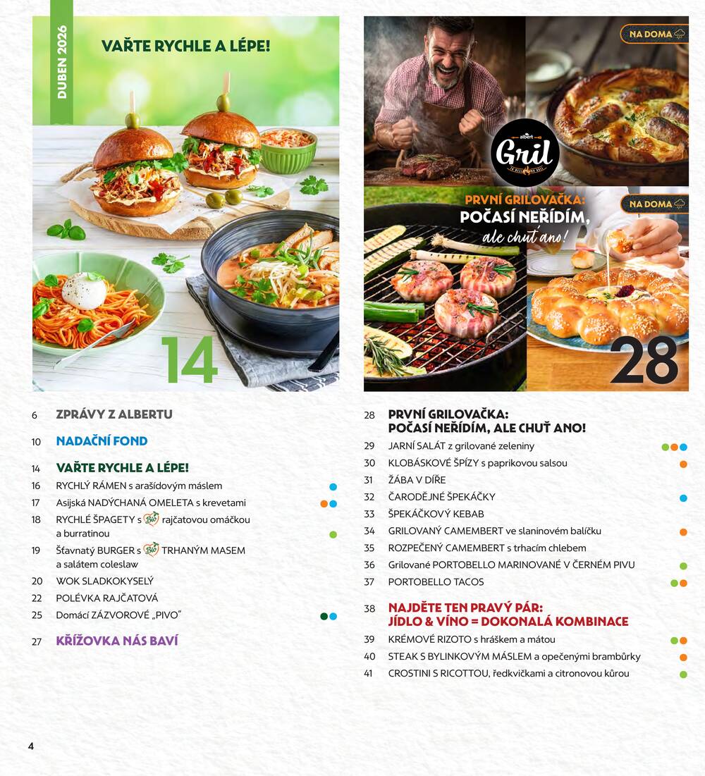 Leták Albert - Albert Magazín do 5.4. - strana 4
