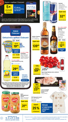 Tesco supermarkety od 15.4. do 21.4.2026