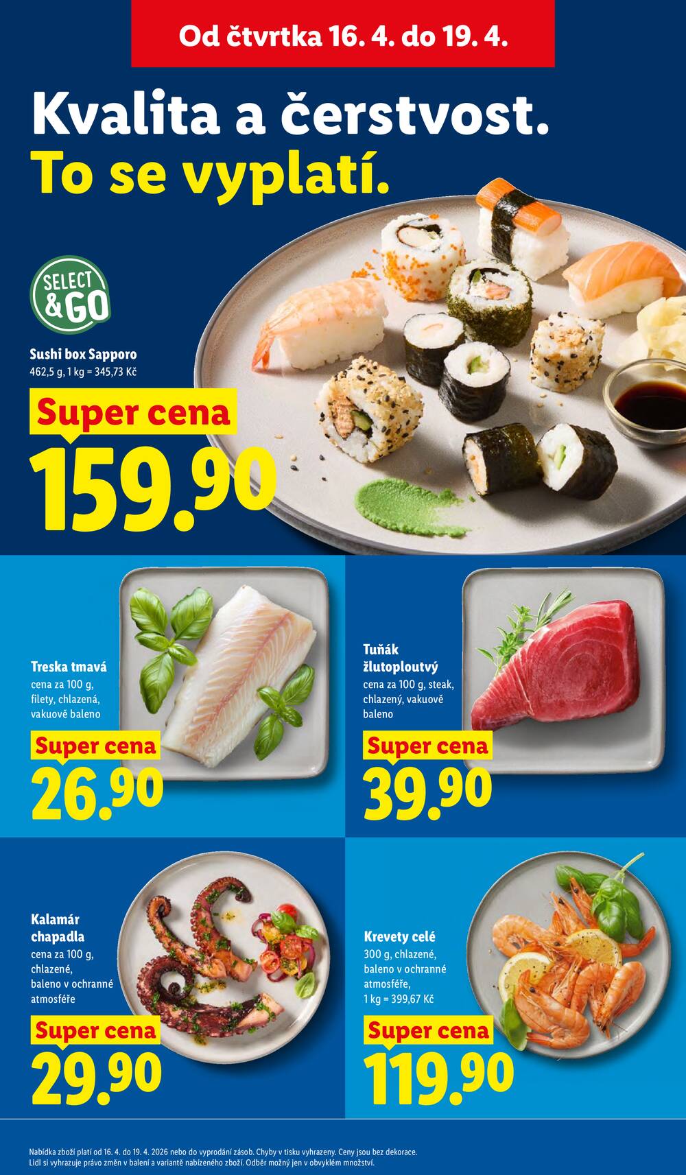 Lidl Čtvrtek od 16.4. do 19.4.2026