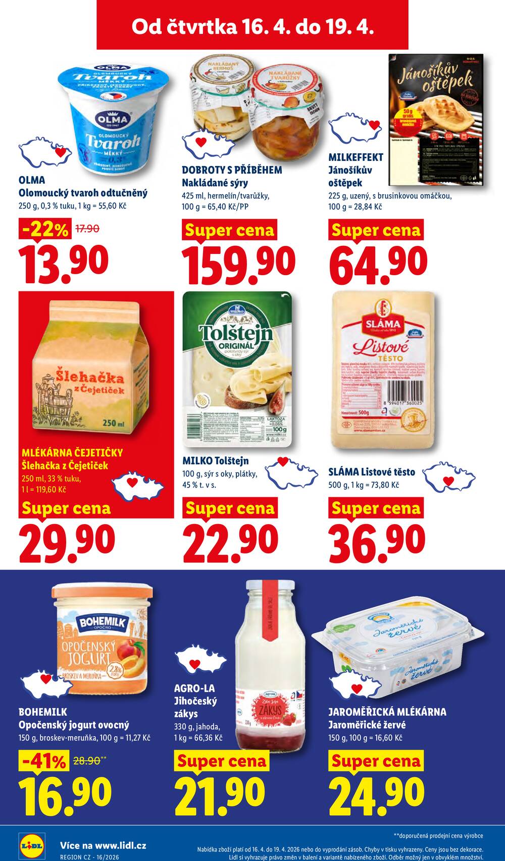 Lidl Čtvrtek od 16.4. do 19.4.2026