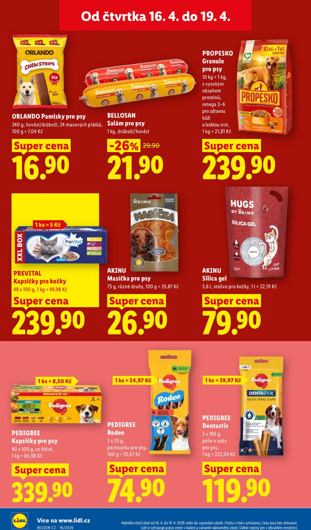 Lidl Čtvrtek od 16.4. do 19.4.2026
