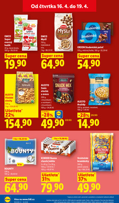 Lidl Čtvrtek od 16.4. do 19.4.2026