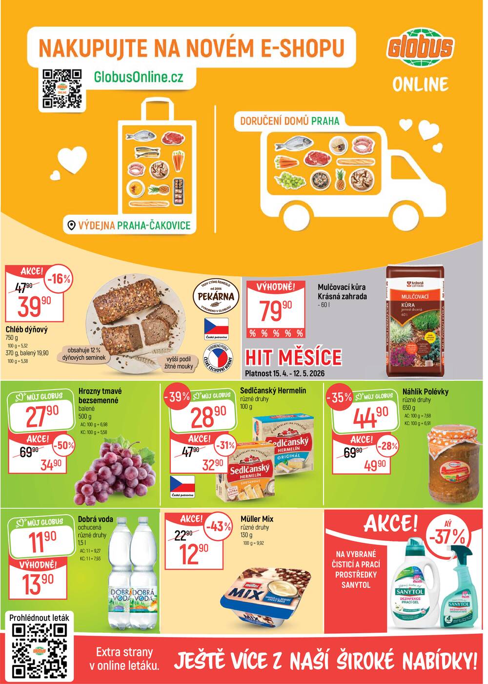 Leták Globus - Akční leták Globus 15.4. - 21.4.2026 - Globus Praha - Čakovice - strana 2 Leták Globus - Akční leták Globus 15.4. - 21.4.2026 - Globus Praha - Čakovice - strana 2
