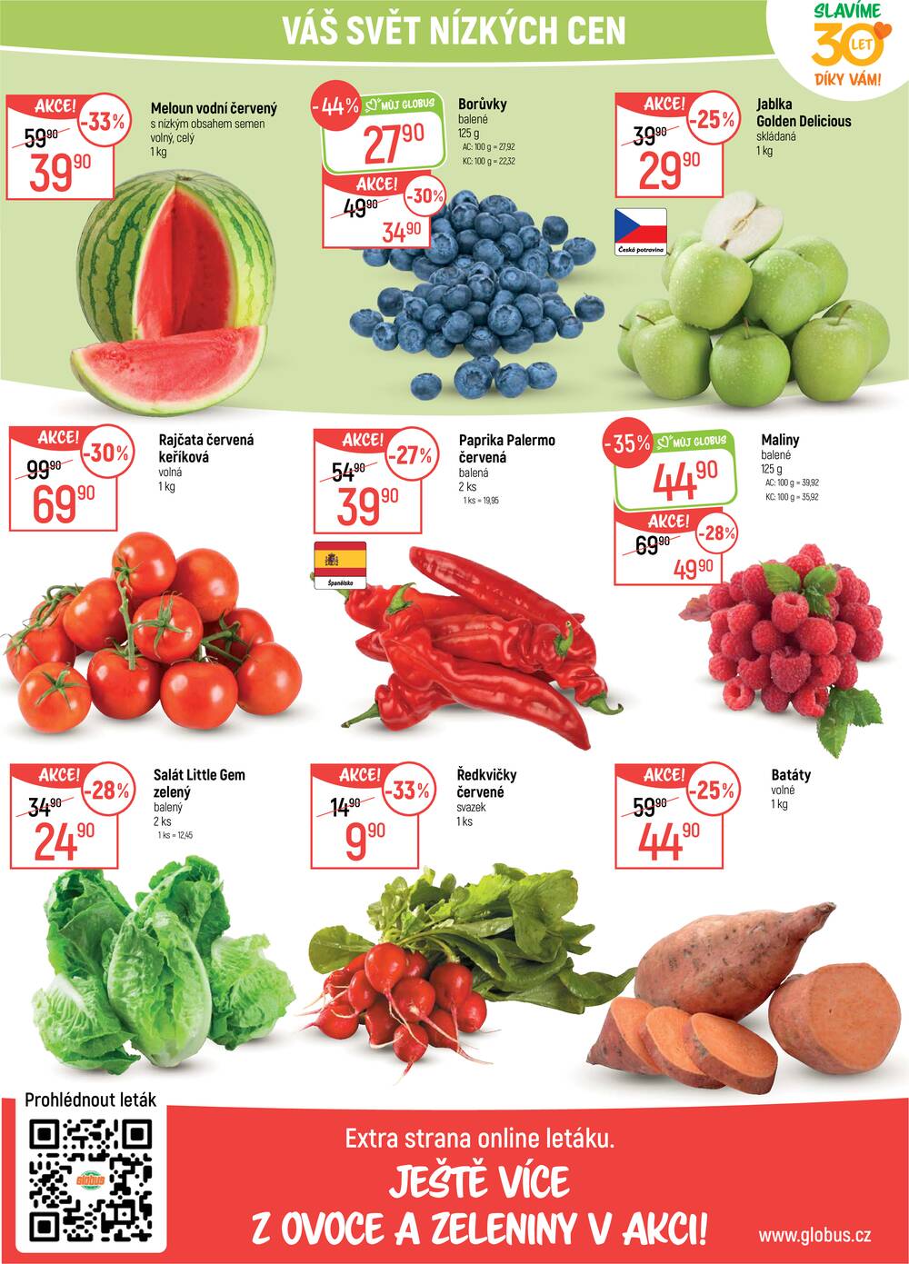 Akční leták Globus 15.4. - 21.4.2026 - Globus Praha - Čakovice