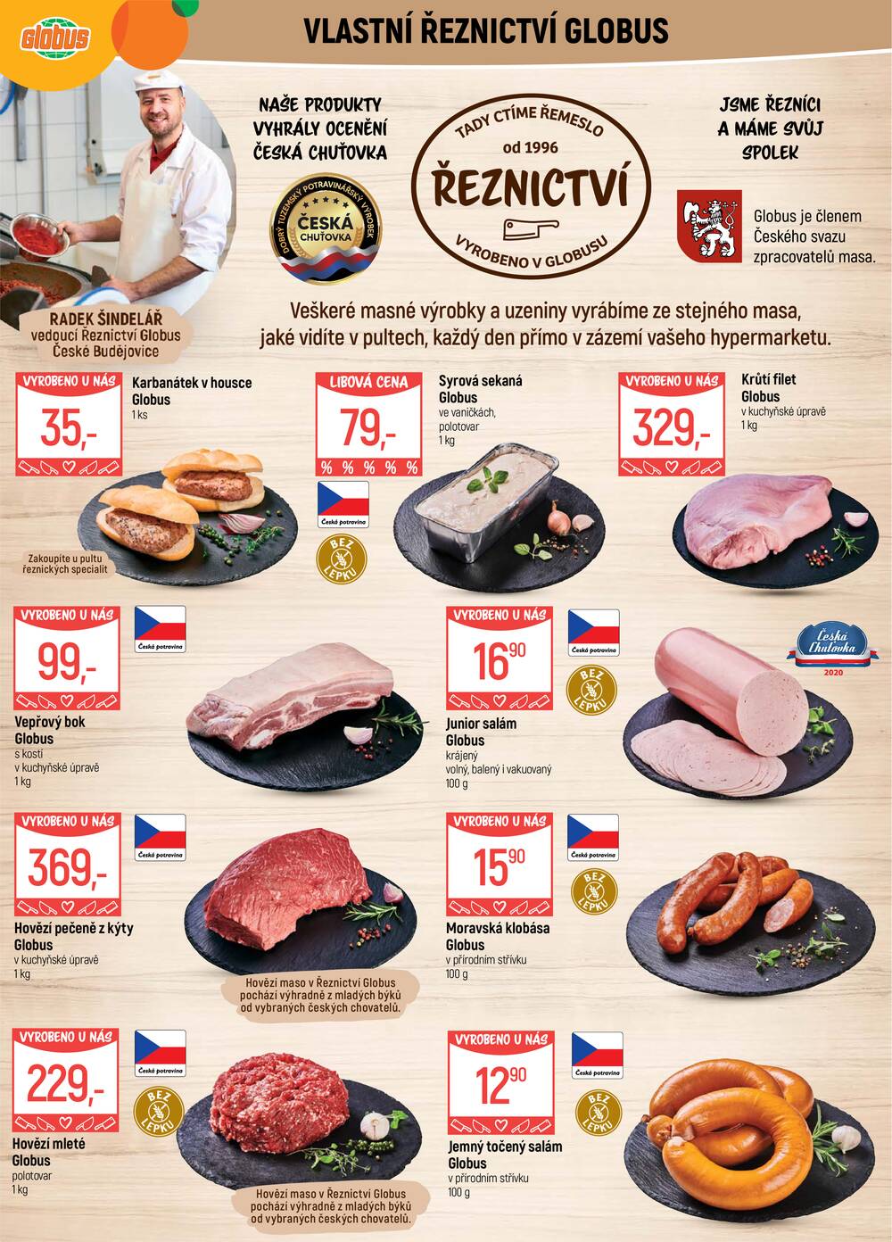 Akční leták Globus 15.4. - 21.4.2026 - Globus České Budějovice