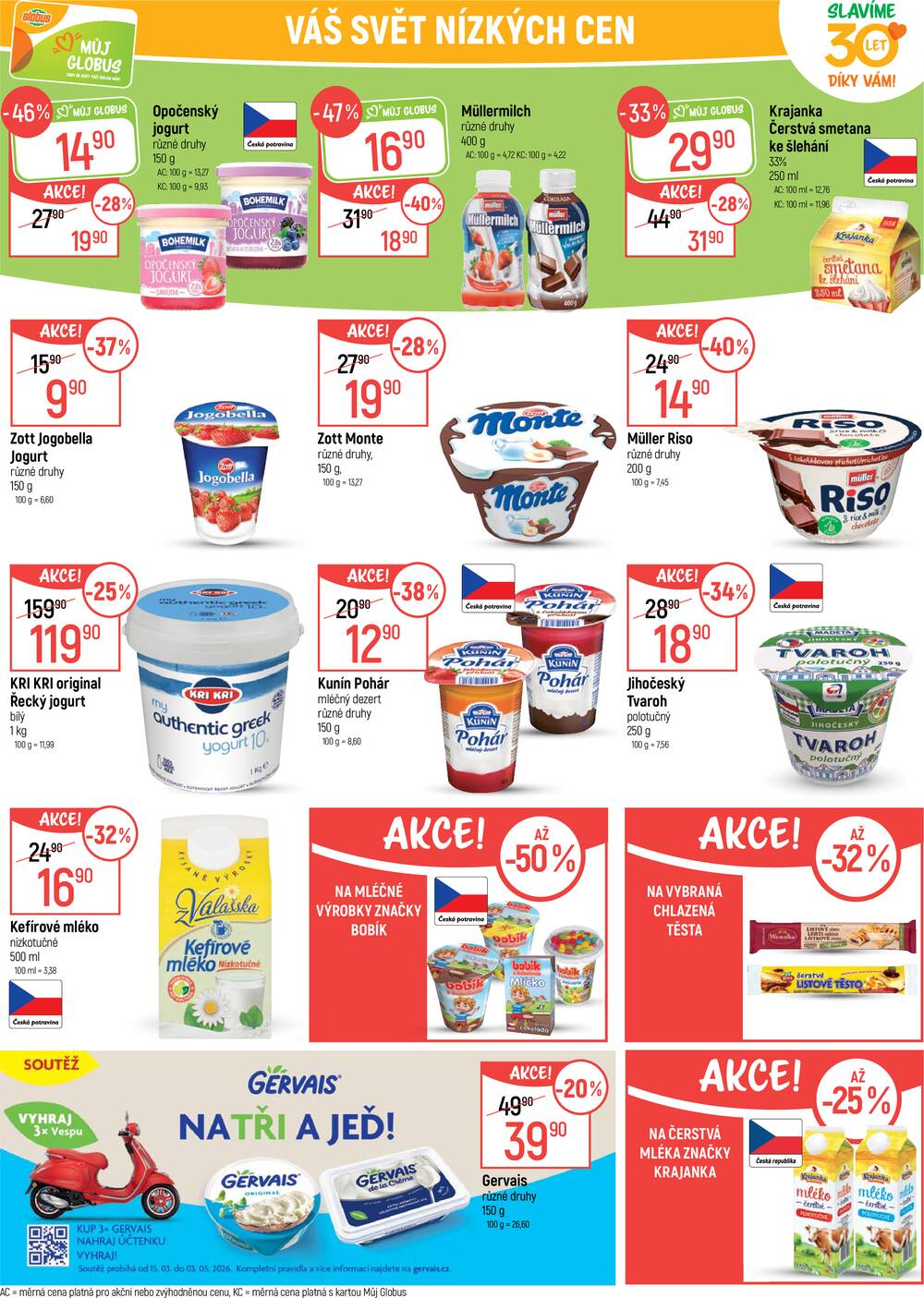 Akční leták Globus 15.4. - 21.4.2026 - Globus České Budějovice