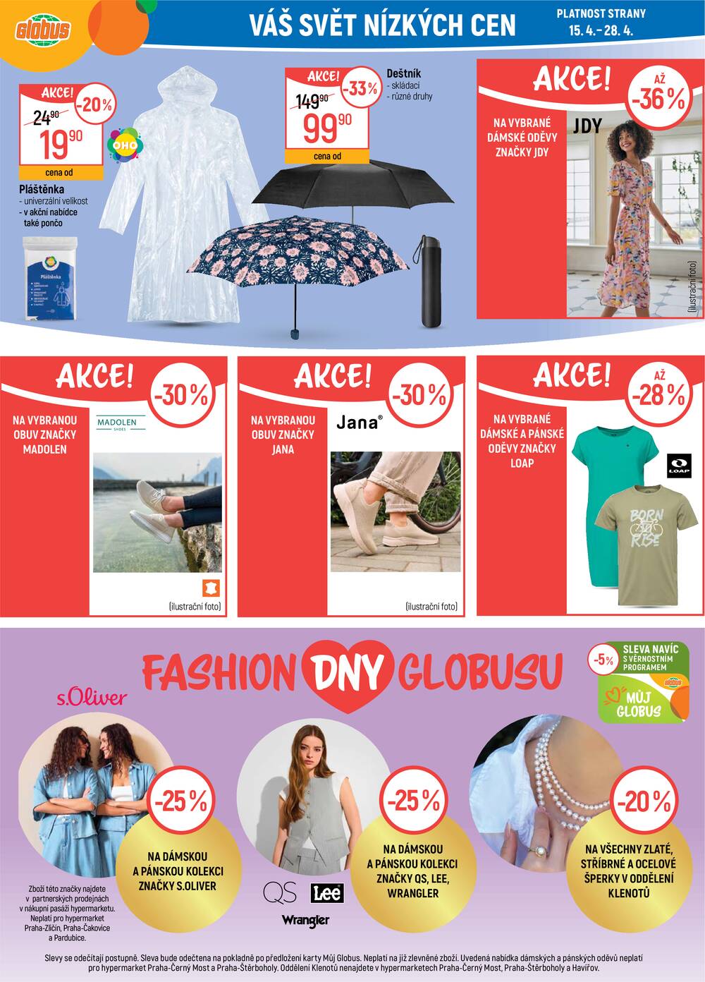 Akční leták Globus 15.4. - 21.4.2026 - Globus České Budějovice