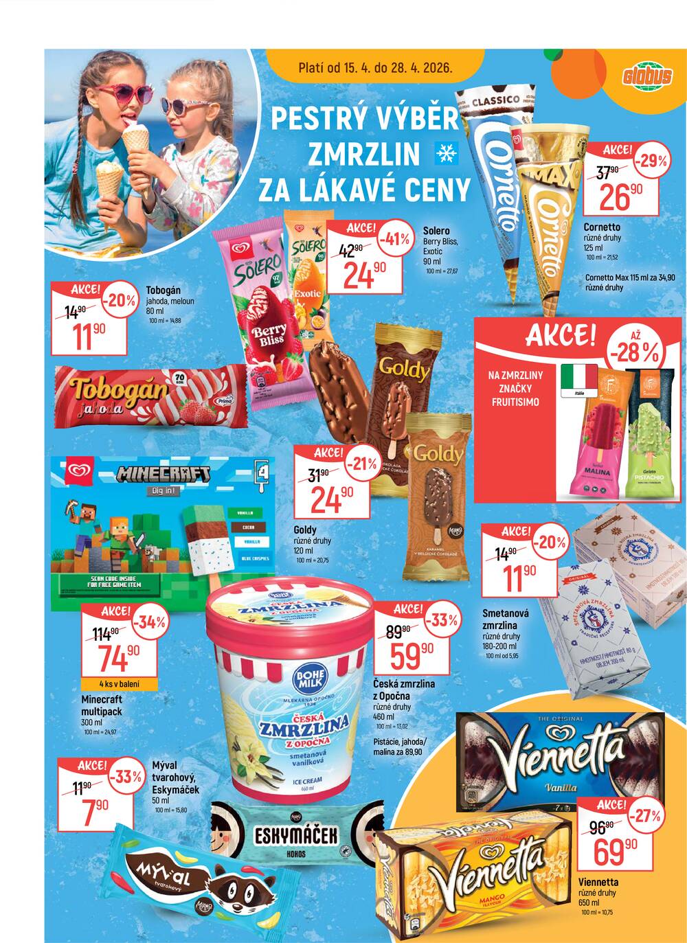 Leták Globus - Akční leták Globus 15.4. - 21.4.2026 - Globus České Budějovice - strana 3