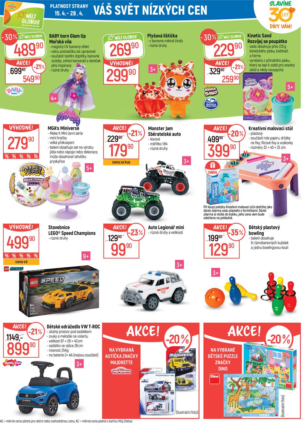 Akční leták Globus 15.4. - 21.4.2026 - Globus Liberec