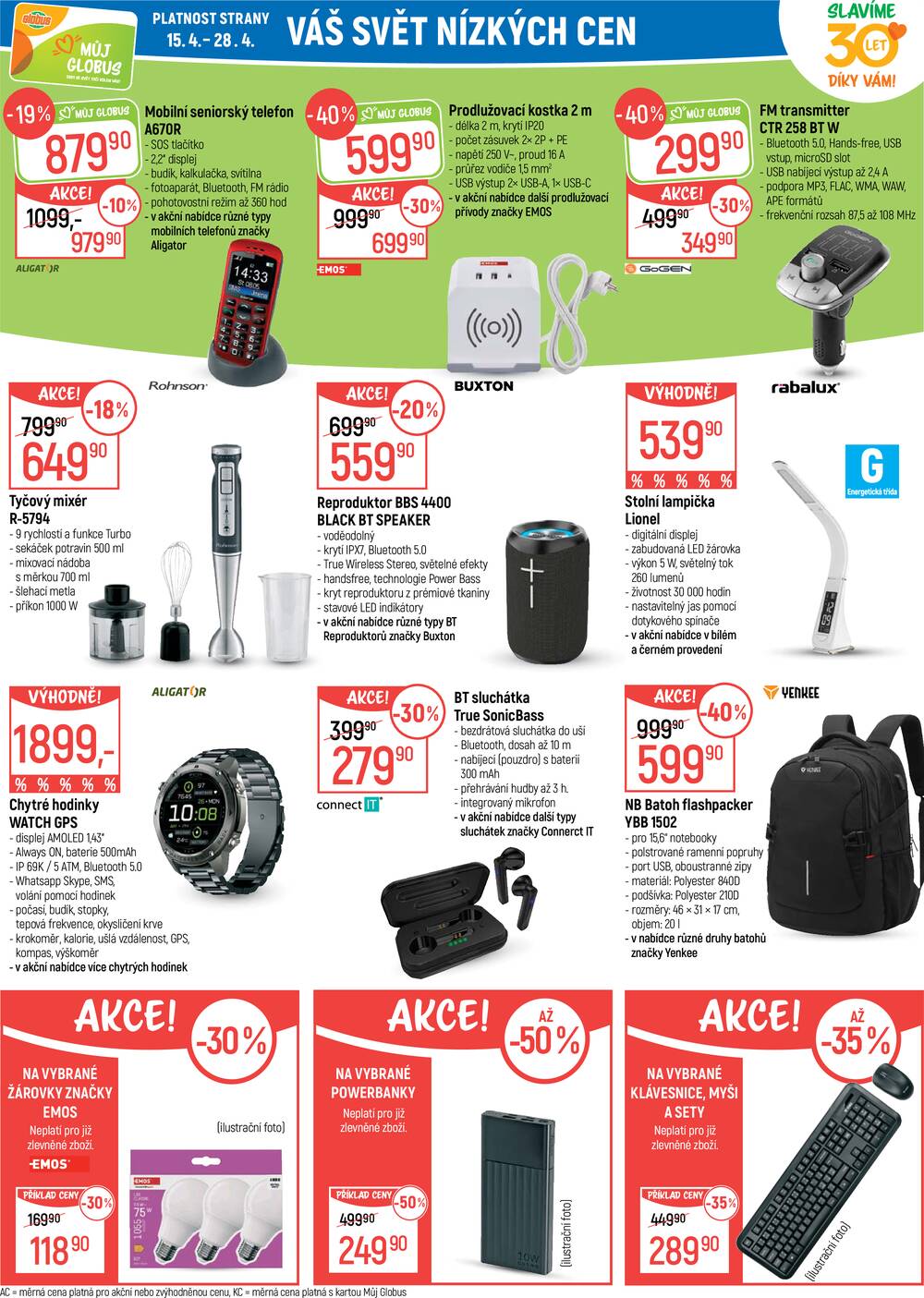 Akční leták Globus 15.4. - 21.4.2026 - Globus Liberec
