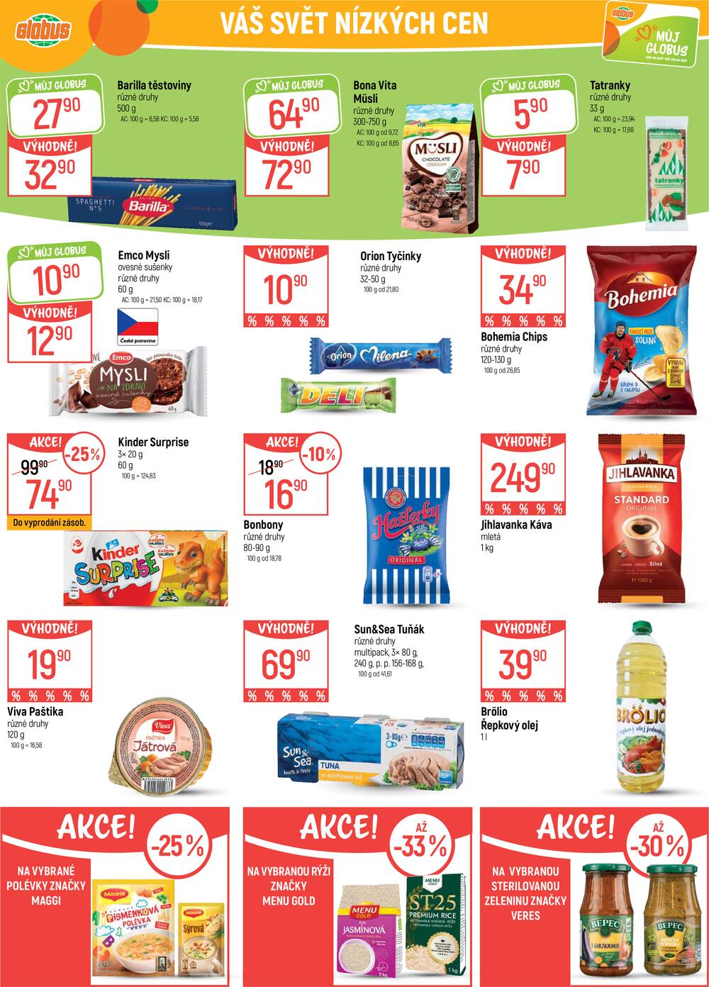 Akční leták Globus 15.4. - 21.4.2026 - Globus Ostrava