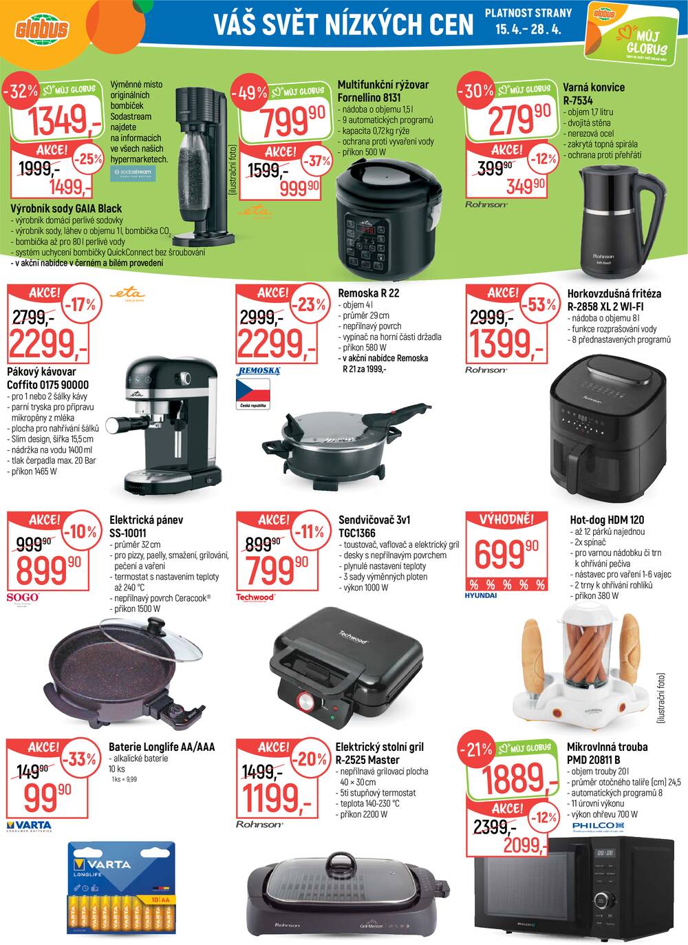 Akční leták Globus 15.4. - 21.4.2026 - Globus Ostrava