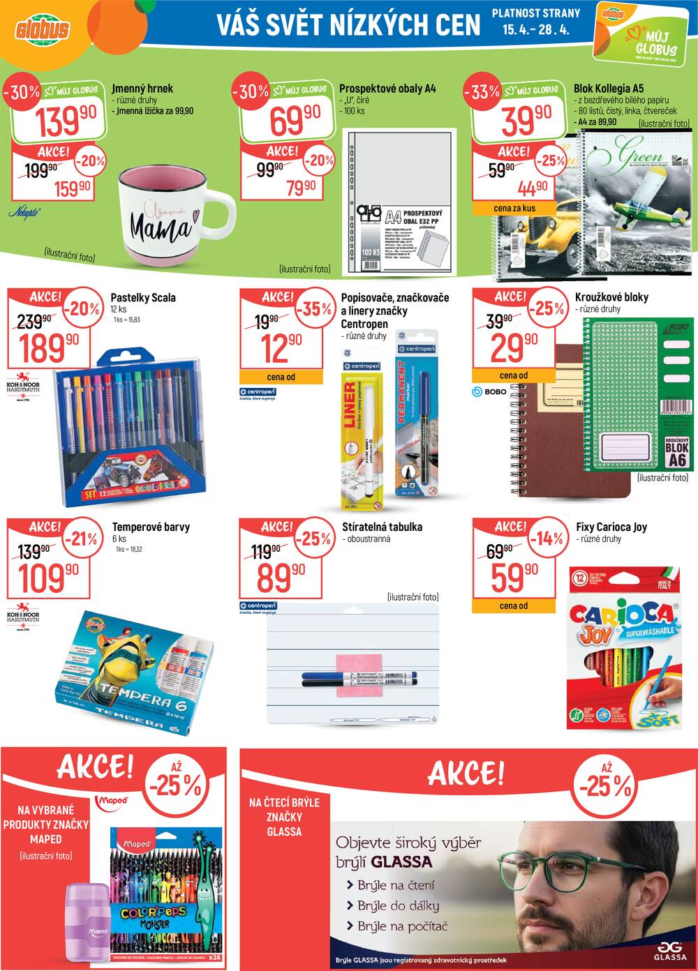 Akční leták Globus 15.4. - 21.4.2026 - Globus Ostrava