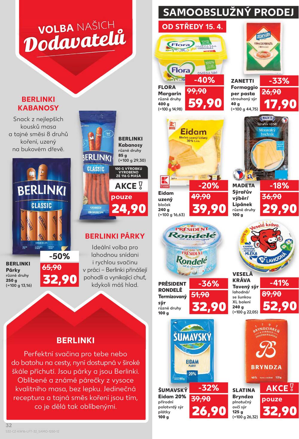 Leták Kaufland - Kaufland 15.4. - 21.4. - Kaufland - Klatovy - strana 32