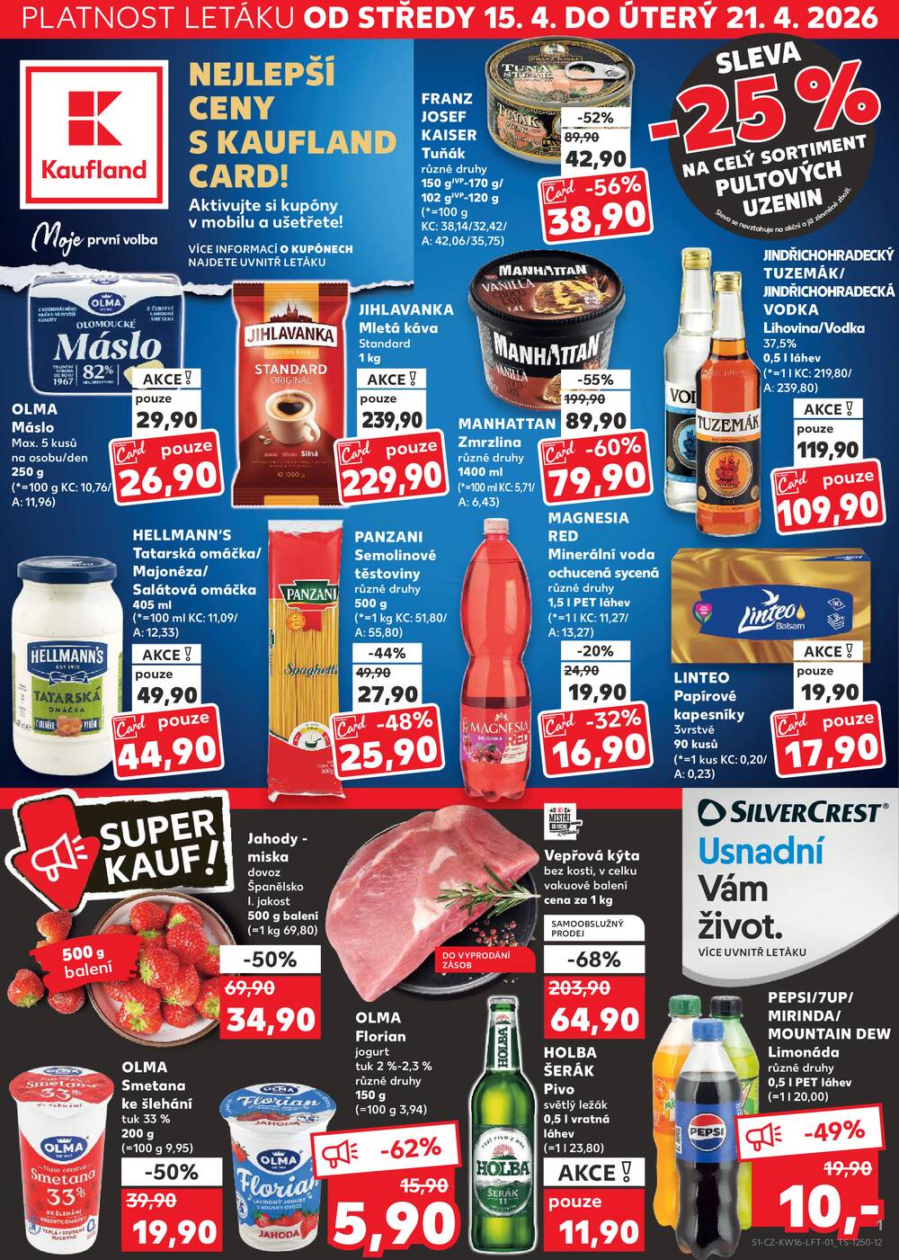 Leták Kaufland - Kaufland 15.4. - 21.4. - Kaufland - Kyjov - strana 1