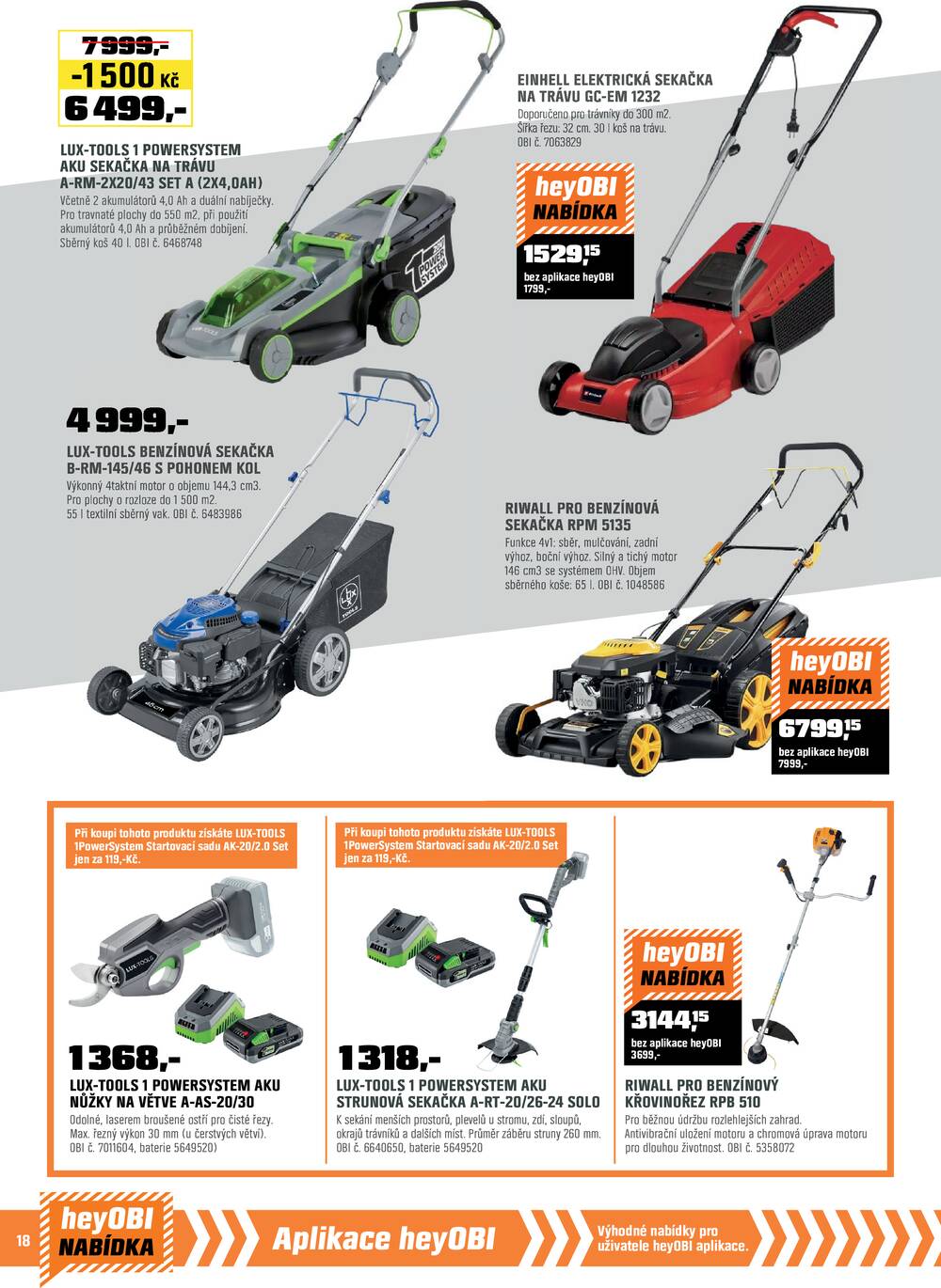 Leták OBI - OBI 16.4. - 30.4. - strana 20